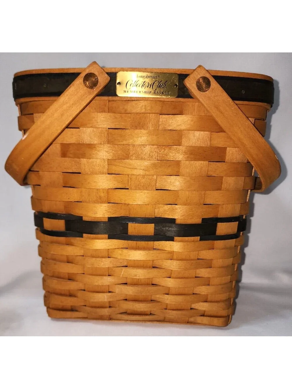 Longaberger Collectors Club Charter Membership Basket with Handles 1999